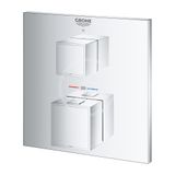 Grohe Grohtherm Cube - Termostatická sprchová batéria pod omietku, chróm