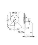 Grohe Plus - Batéria pod omietku pre 2 spotrebiče, chróm