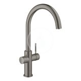 Grohe Blue Home - Drezová batéria s chladiacim zariadením a filtráciou, kefovaný Hard Graphite