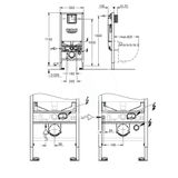 Grohe Rapid SLX - Modul na závesné WC s nádržkou