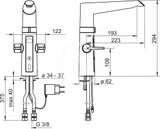 Hansa Fit - Elektronická drezová batéria Hybrid, čierna/chróm