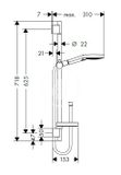 Hansgrohe Raindance Select S - Sprchová súprava 120, 3 prúdy, EcoSmart 9 l/min, chróm