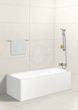 Hansgrohe Crometta - Set sprchovej hlavice, 2 prúdy, mydlovničky, tyče a hadice, biela/chróm