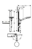 Hansgrohe Raindance Select S - Sprchová súprava 120, 3 prúdy, sprchová tyč 90 cm, chróm