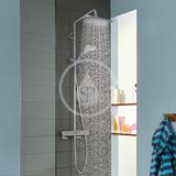 Hansgrohe Croma - Sprchový set Showerpipe s termostatom, 1jet, chróm