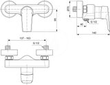 Ideal Standard Tesi - Sprchová batéria, chróm