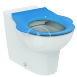 Ideal Standard Contour 21 - Detská WC doska bez poklopu, modrá