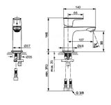 Ideal Standard Connect Air - Umývadlová batéria Slim, chróm