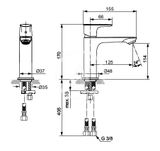 Ideal Standard Connect Air - Umývadlová batéria Grande Slim, chróm