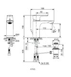 Ideal Standard Connect Air - Umývadlová batéria s výpusťou, nízkotlaková, chróm