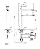 Ideal Standard Connect Air - Umývadlová batéria Slim s výpusťou, chróm