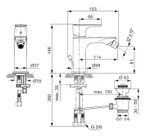 Ideal Standard Connect Air - Bidetová batéria s výpustom, chróm