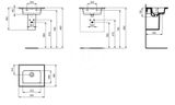 Ideal Standard Strada II - Nábytkové umývadlo 54x46 cm, bez otvoru na batériu, biela