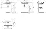 Ideal Standard Strada II - Nábytkové umývadlo 64x46 cm, bez otvoru na batériu, biela