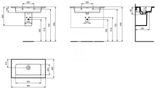 Ideal Standard Strada II - Nábytkové umývadlo 84x46 cm, bez otvoru na batériu, s Ideal Plus, biela