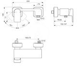 Ideal Standard Edge - Sprchová batéria, chróm