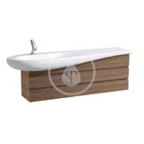 Laufen Il Bagno Alessi One - Umývadlo do nábytku, 160x50 cm, biela-1 otvor na batériu, stredový, s LCC