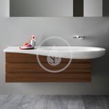 Laufen Il Bagno Alessi One - Nábytkové umývadlo, 120x50 cm, bez otvoru na batériu, s LCC, biela