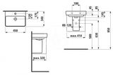 Laufen Pro S - Umývadielko, 45x34 cm, 1 otvor na batériu, biela