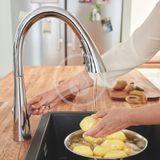 Grohe Zedra - Drezová batéria s výsuvnou spŕškou, chróm