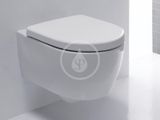 Geberit iCon - Závesné kompaktné WC, Rimfree, s KeraTect, biela