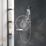 Grohe Rainshower SmartActive Cube - Súprava sprchovej hlavice 130 6,8 l/min, 3 prúdy, tyče 60 cm a hadice, chróm