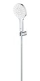 Grohe Rainshower SmartActive - Súprava sprchovej hlavice 130 9,5 l/min, 3 prúdy, držiaku a hadice, mesačná biela