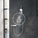 Grohe Rainshower SmartActive - Súprava sprchovej hlavice 130 9,5 l/min, 3 prúdy, tyče 60 cm a hadice, mesačná biela