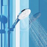 Grohe Rainshower SmartActive - Súprava sprchovej hlavice 130 9,5 l/min, 3 prúdy, tyče 60 cm a hadice, mesačná biela