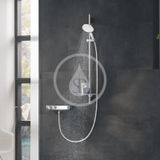 Grohe Rainshower SmartActive - Súprava sprchovej hlavice 130, 3 prúdy, tyče 90 cm a hadice, mesačná biela