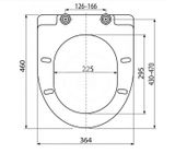 Alcadrain WC dosky - WC doska, duroplast, softclose, biela