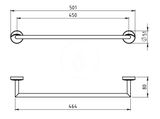 Novaservis Metalia 11 - Držiak uterákov 50 cm, chróm