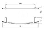 Novaservis Metalia 2 - Držiak uterákov na vykurovací rebrík 55 cm, chróm