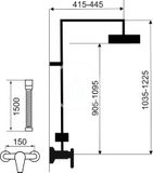 Novaservis Sprchové súpravy - Sprchový set s termostatom, chróm