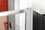 Polysan Lucis Line - Štvrťkruhová sprchová zástena, 1000x1000 mm, R550, číre sklo