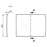 Polysan Couvert - Panel bočný 70, 700x520 mm, biela