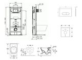 Ideal Standard ProSys - Set predstenovej inštalácie, klozetu a sedadla Architectura, tlačidla Oleas M2, DirectFlush, SoftClose, CeramicPlus, biela