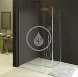 Polysan Modular Shower - Pevný panel MS2, 120 cm, pravý, k inštalácii na sprchovou stenu modulu MS2, číre sklo