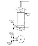 Grohe Selection - WC kefa nástenná s držiakom, sklo/Hard Graphite