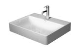 Duravit DuraSquare - Umývadlo, 60x47 cm, bez prepadu, s otvorom na batériu, DuraCeram, biela