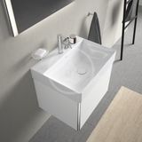 Duravit DuraSquare - Umývadlo, 60x47 cm, bez prepadu, s otvorom na batériu, DuraCeram, biela