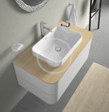 Duravit Happy D.2 Plus - Umývadlová misa zápustná, 60x40 cm, bez prepadu, biela