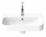 Duravit Happy D.2 Plus - Umývadlo na dosku, 50x40 cm, s prepadom, s otvorom na batériu, biela