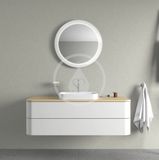 Duravit Happy D.2 Plus - Umývadlo na dosku, 50x40 cm, s prepadom, s otvorom na batériu, WonderGliss, biela