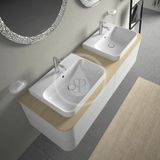 Duravit Happy D.2 Plus - Umývadlo na dosku, 60x46 cm, s prepadom, s otvorom na batériu, biela