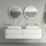 Duravit Happy D.2 Plus - Umývadlo na dosku, 60x46 cm, s prepadom, s otvorom na batériu, biela