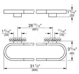 Grohe Selection - Držiak na uteráky, chróm