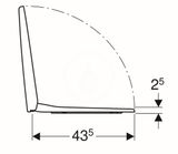 Geberit Selnova - WC sedadlo, duroplast, biela