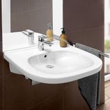 Villeroy &amp; Boch ViCare - Umývadlo Vita 56x55 cm, s prepadom, otvor na batériu, CeramicPlus, alpská biela