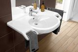 Villeroy &amp; Boch ViCare - Umývadlo Vita 80x55 cm, s prepadom, otvor na batériu, alpská biela